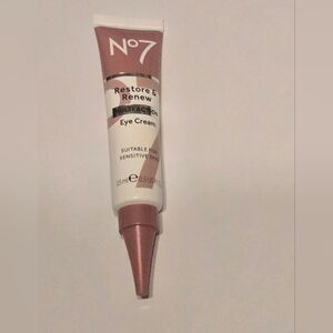 No7 Restore & Renew Multi-Action Eye Cream - Pink and White